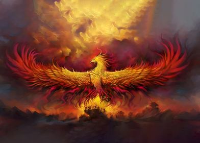 Phoenix Bird Mythology Art