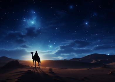 Camels Arabian Desert 