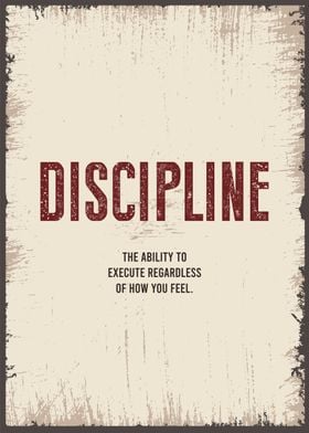 discipline