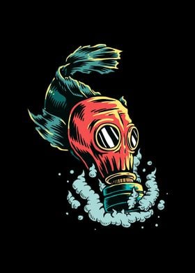 Gas Mask Fish