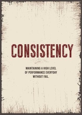 consistency