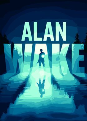 Alan Wake Poster for Sale by walterteep