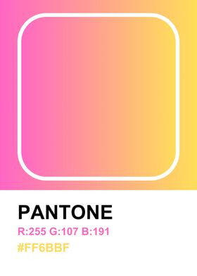 Color Pantone Poster