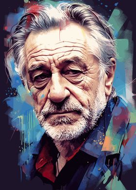 Robert De Niro Watercolor 