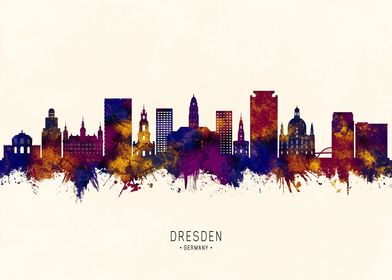 Dresden Germany Skyline