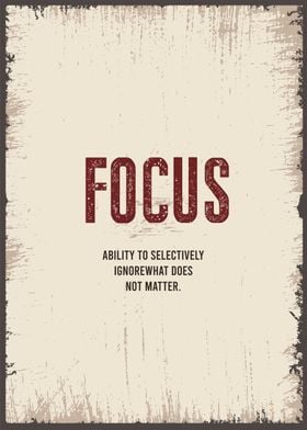 focus