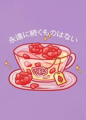 Kawaii Rose Tea