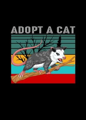 adopt a cat opossum