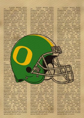 Oregon Ducks Helmet