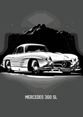 Mercedes 300 SL car