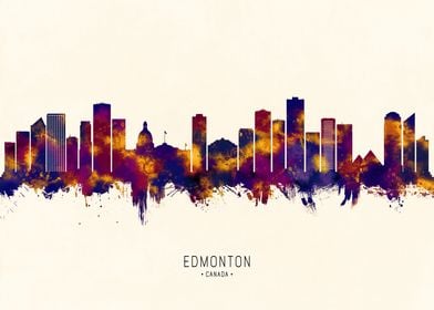 Edmonton Canada Skyline