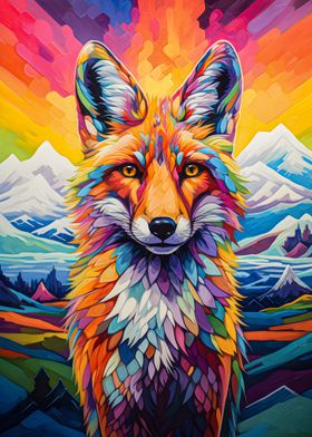 Vibrant Highland Fox