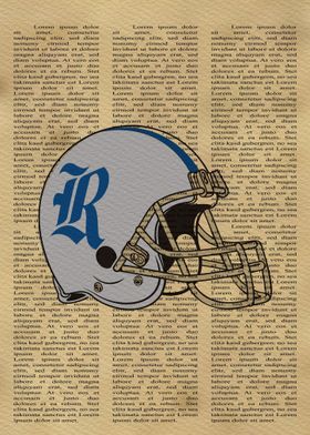 Rice Owls Helmet Poster 