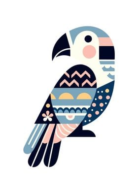 parrot geometric design