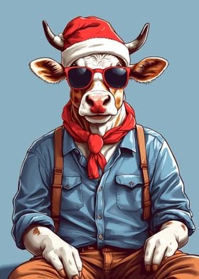 Cow Christmas