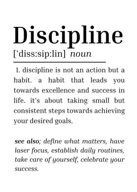 discipline definition    