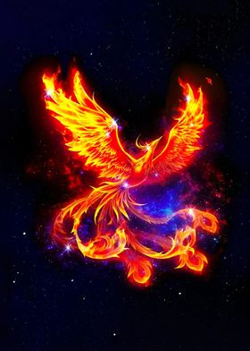 Phoenix Fire Zodiac Cosmos