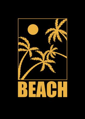Beach Palm Trees Picture
