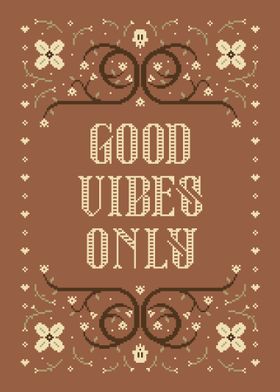 Good Vibes Only Home Decor