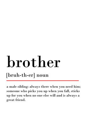 Brother Definition text