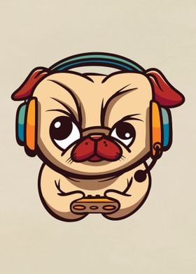 Gamer Pug