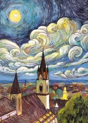 Vienna Van Gogh Style