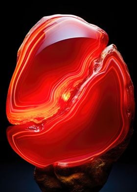 Red Carnelian Crystal