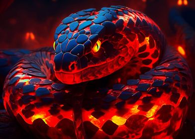 Wild Fire Lava Snake Cobra