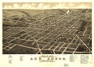 Ann Arbor Michigan 1880