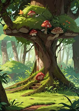 Mushroom tree