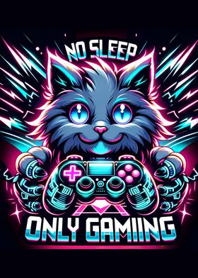 No Sleep Cat Gaming