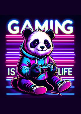 Gaming Is Life Panda 