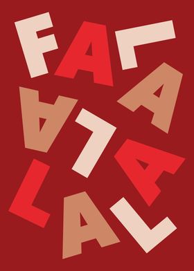 Playful Fa La La Letters