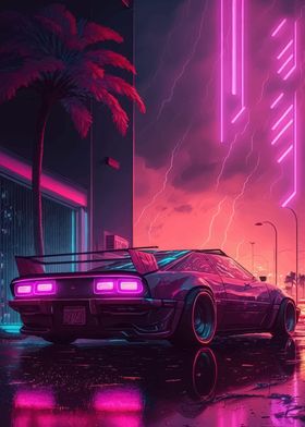 Retrowave Car