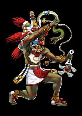 Aztec God Quetzalcoatl