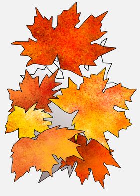 Autumn leaf colors 9