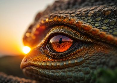 Lizards Eye and the Sun