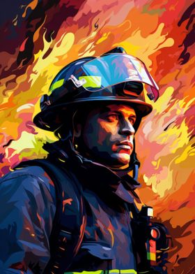 Firefighter Flame