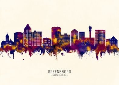 Greensboro NC Skyline