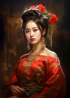 China Girl Portrait