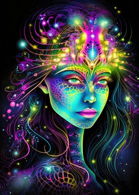Psychedelic Trance Woman 5
