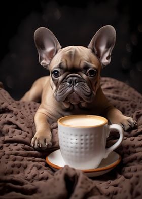 French Bulldog Pup Coffee