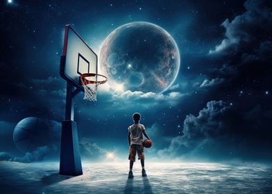 Basketball Space Dreams