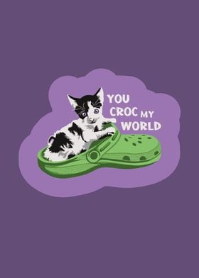 You croc my world