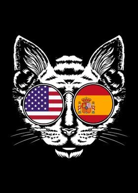 USA Spain Cat