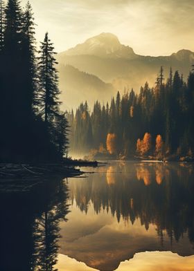 Forest at Lake Nature