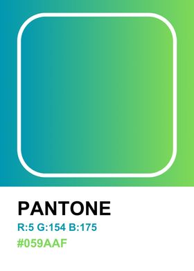 Pantone Color Gradient