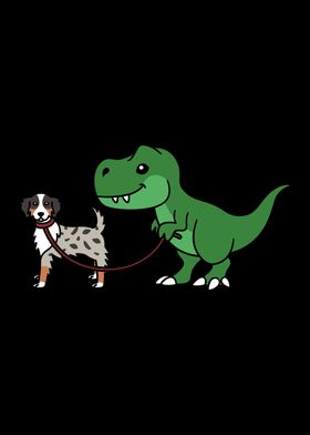 Australian Shepherd T Rex