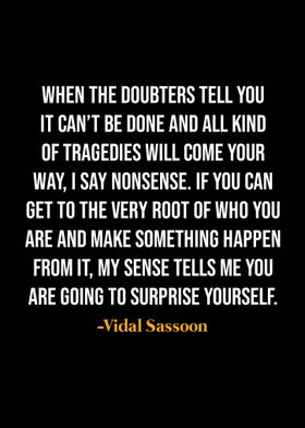 Vidal Sassoon Quotes 