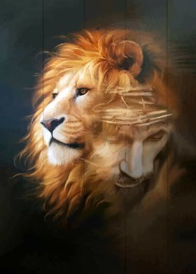 Lion And Jesus